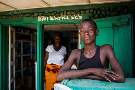 Michael, Sierra Leona, superviviente del ébola 